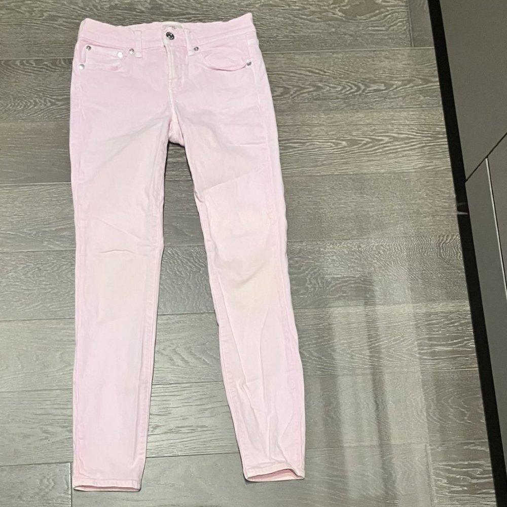 J.Crew Faded Light Pink Toothpick Jeans